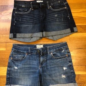 Bundle of 2 Aeropostale Jean shorts